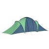 Camping Tent 6 Persons Blue and Green