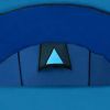 Waterproof Camping Tent 4 Persons Navy Blue/Light Blue