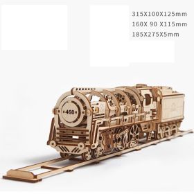 Wooden jewelry box (Option: Train)