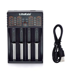 Lii-PD4 Lii-PD2 Lii-402 Lii202 Lii100 18650 Charger Universal Smart Charger for 26650 18650 21700 18500 AA AAA battery (Color: Lii-402 standard)