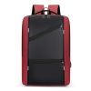 Men's Waterproof Backpack Casual Business Men Computer Backpack 15.6 Inch Laptop Bag Back Light Anti theft Travel Backpack Male