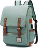 Vintage Laptop Backpack with USB Charging Port, Water Resistant Travelling Backpack