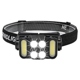 Rechargeable LED Headlamp for Camping Cycling Hiking Hunting (Color: Style A)