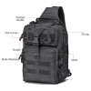 5L Unisex Medium Sling Shoulder Bag MOLLE Outdoor Daypack Backpack