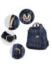 MKF Collection Cora Milan M Signature Trendy Backpack by Mia k