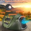 Pop Up Tent Automatic Setup Camping Tent Waterproof Instant Setup Tent with 4 Mosquito Net Windows Carrying Bag for Hiking Climbing Adventure Fishing