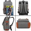 Vintage Laptop Backpack with USB Charging Port, Water Resistant Travelling Backpack